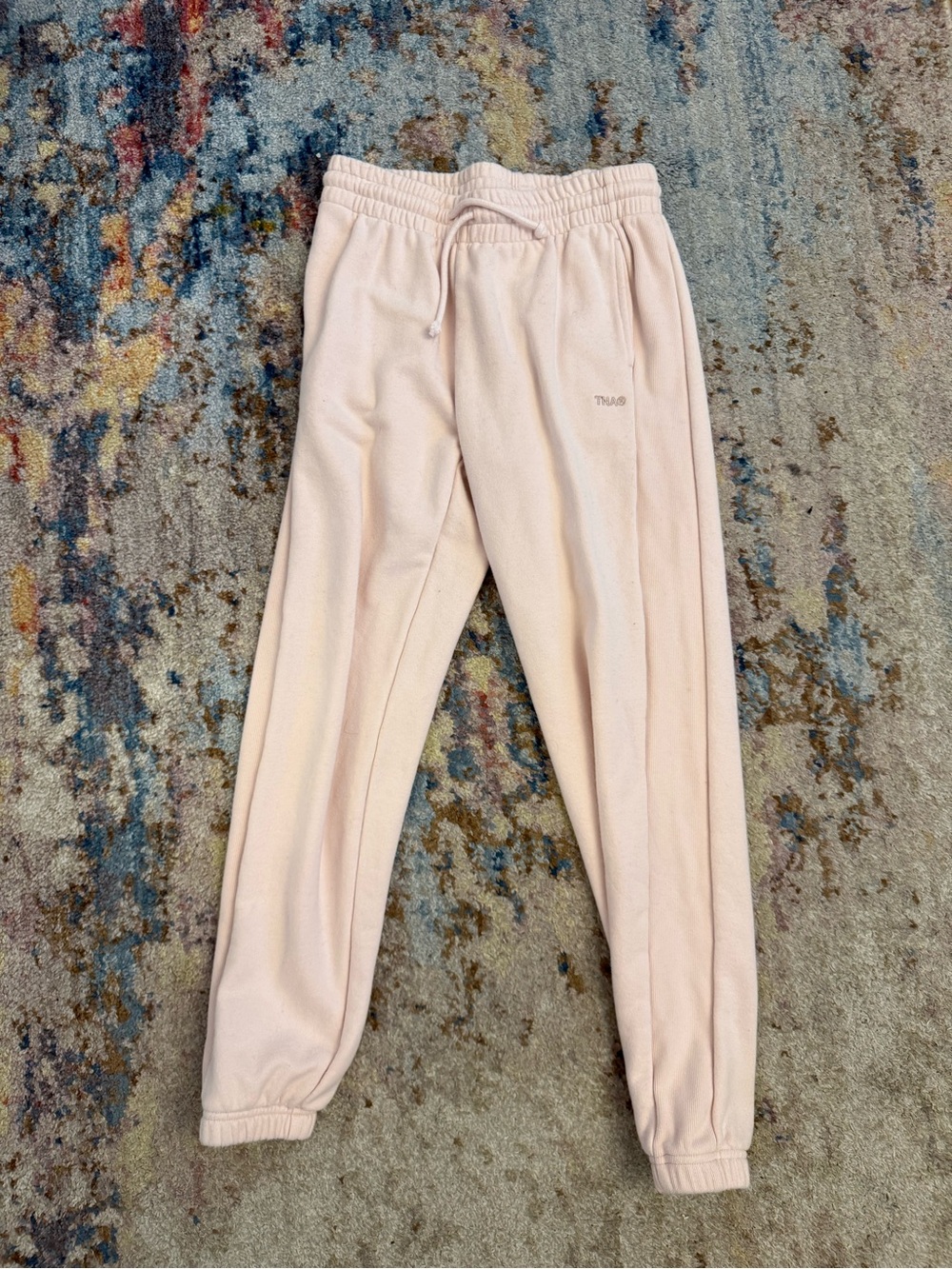 TNA Pale Pink Fleece Sweatpants